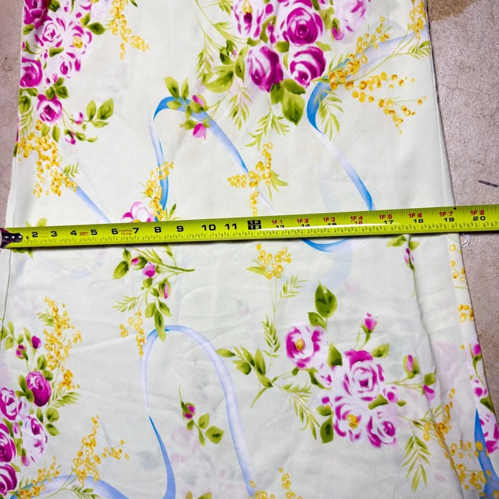 Oscar de la Renta Pink Label Floral Chemise Nightgown